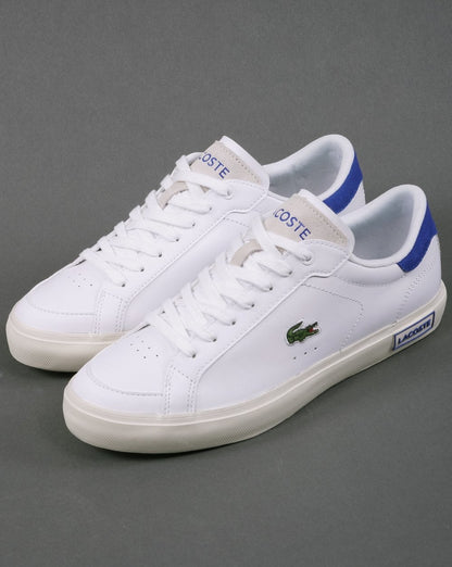 Lacoste Powercourt 123 SMA Trainer Weiß/Blau