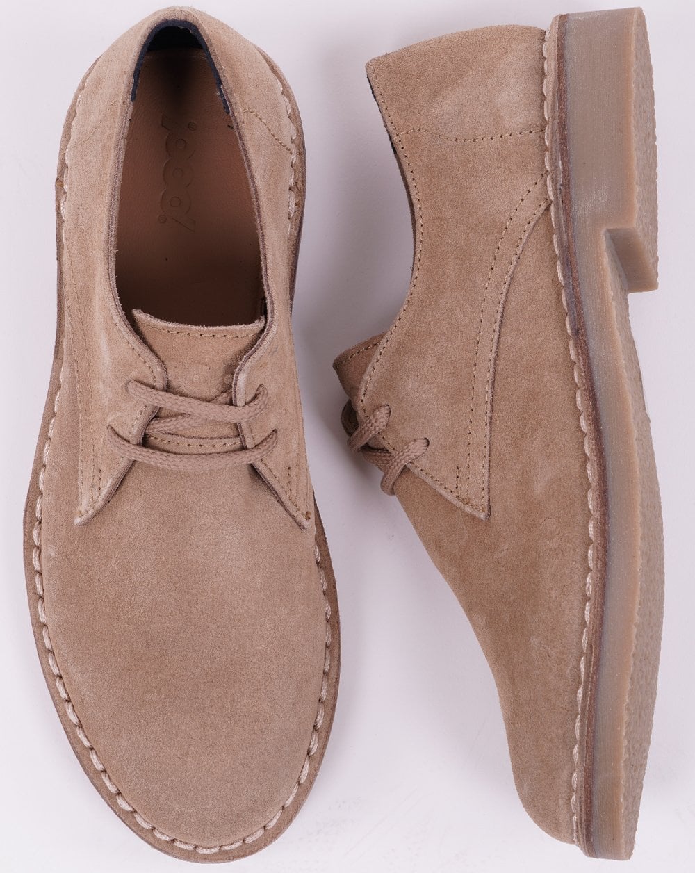 Pod Roderic Wildlederschuh Kamel