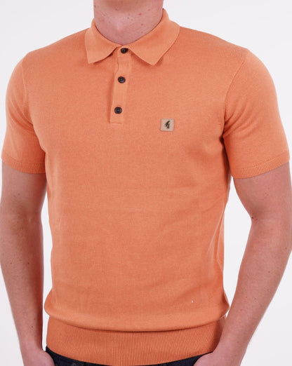 Gabicci Vintage Jackson Strickpolo Orange