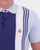Gabicci Vintage Searle Knitted Polo Shirt Blue