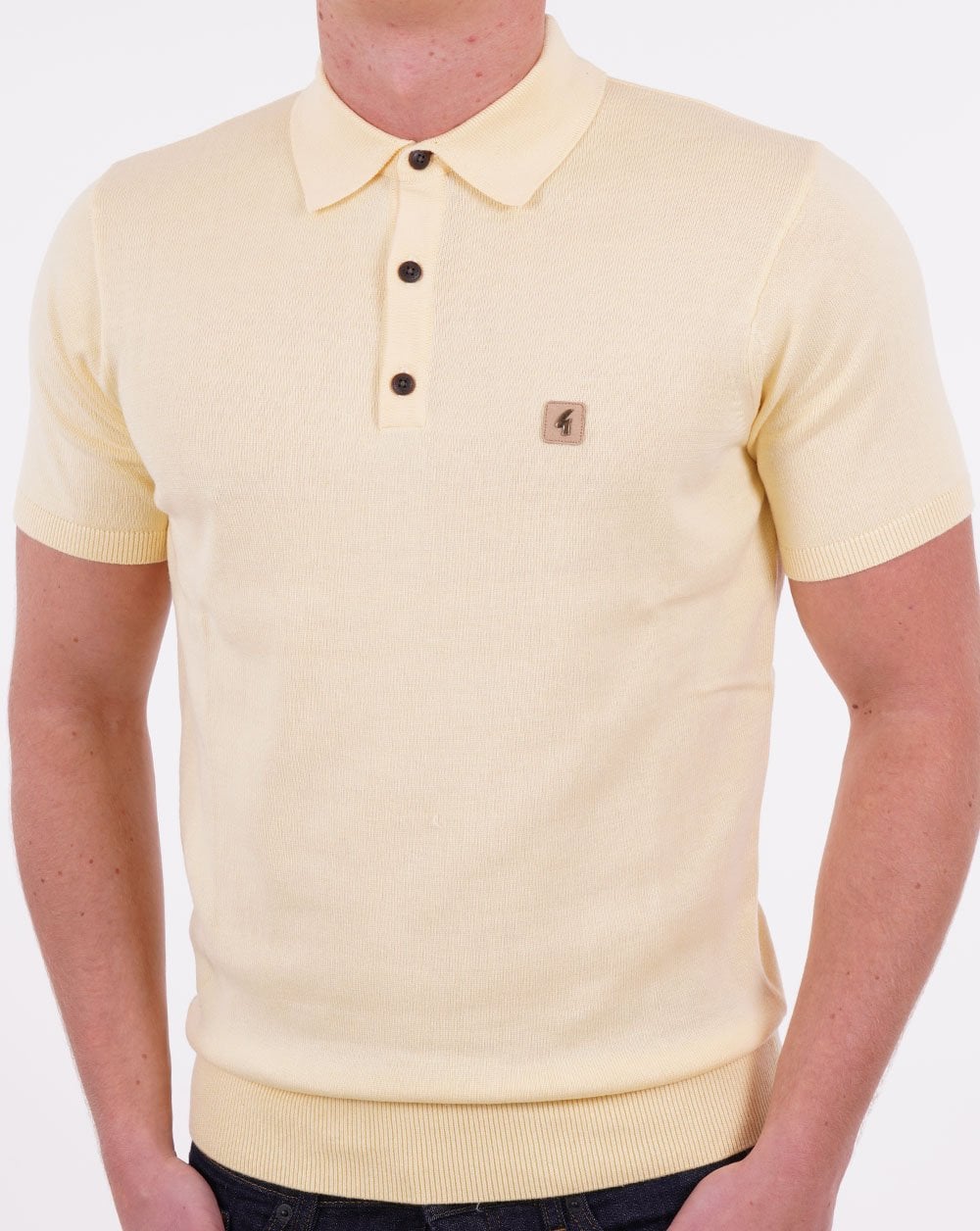 Gabicci Vintage Jackson Strickpolo Zitrone