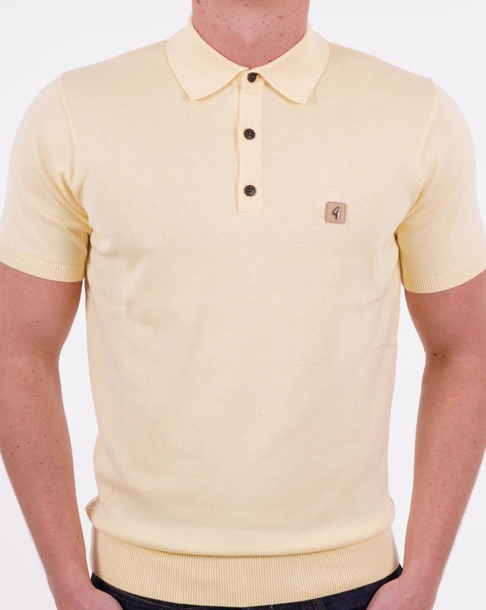 Gabicci Vintage Jackson Strickpolo Zitrone