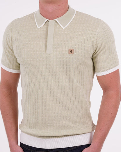 Gabicci Vintage Jura Strickpolo Pistazie