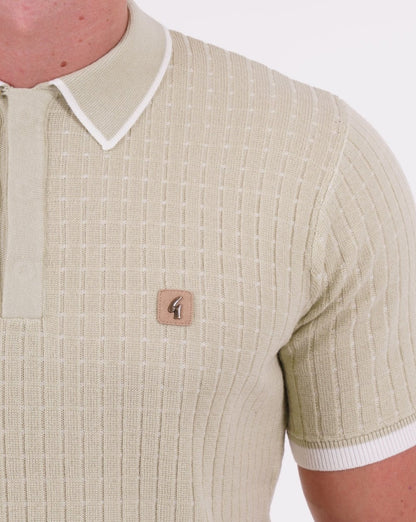 Gabicci Vintage Jura Strickpolo Pistazie