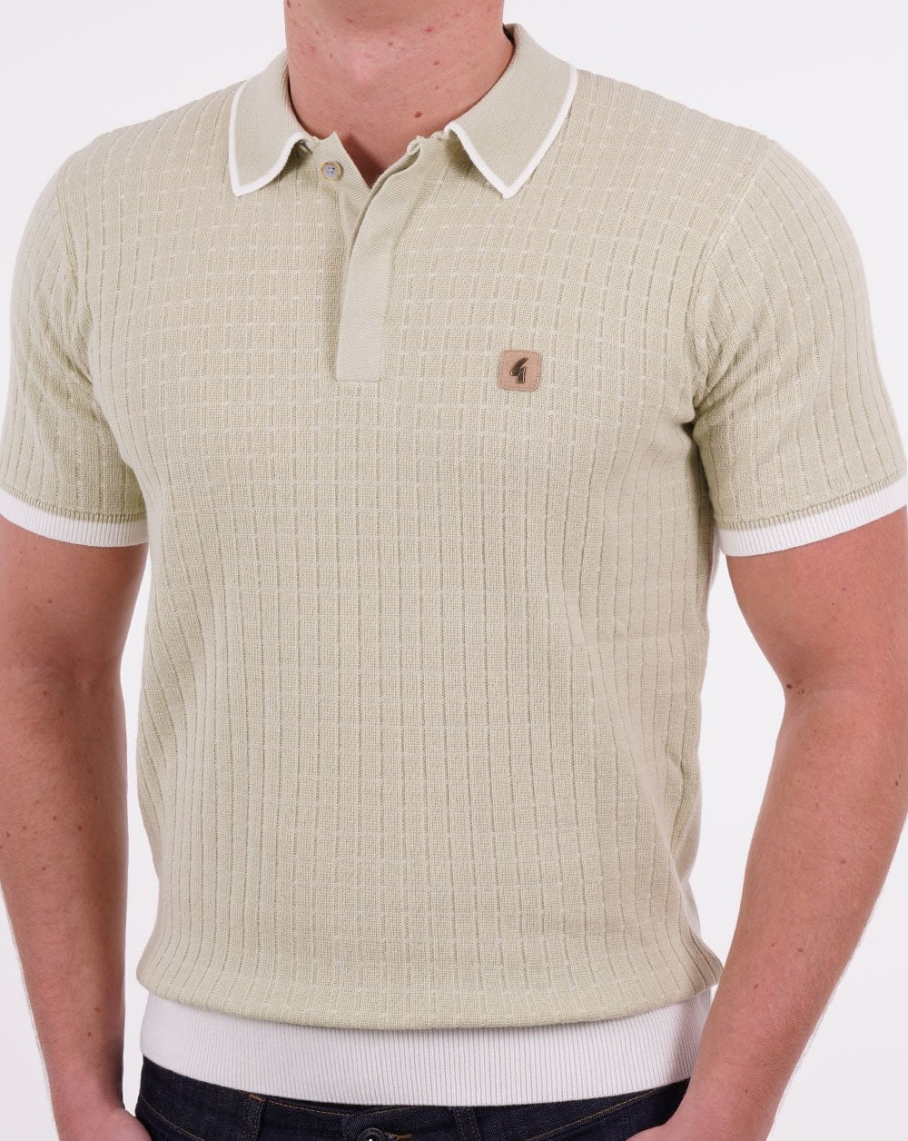 Gabicci Vintage Jura Strickpolo Pistazie