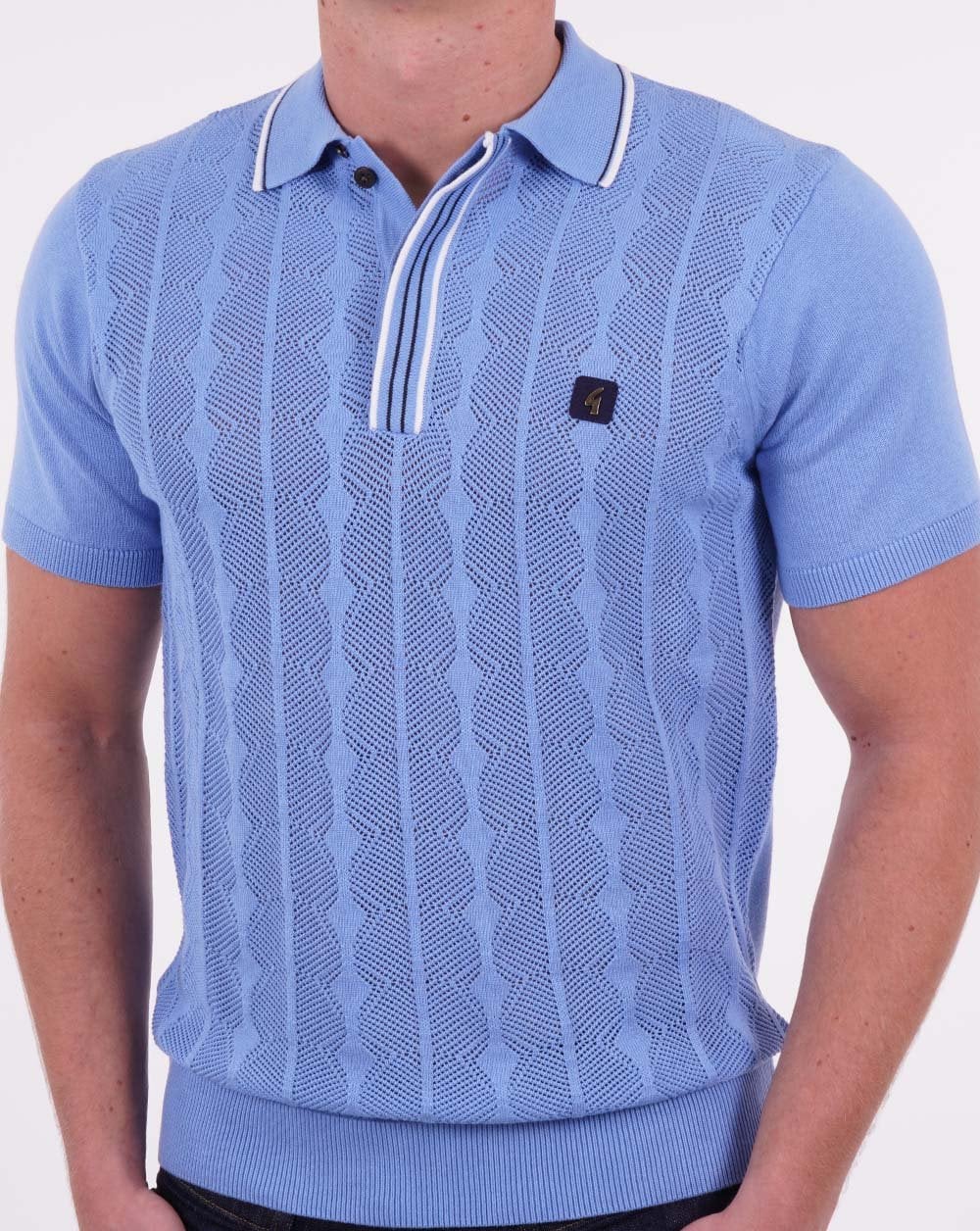 Gabicci Vintage Pinori Strickpolo Marina Blue
