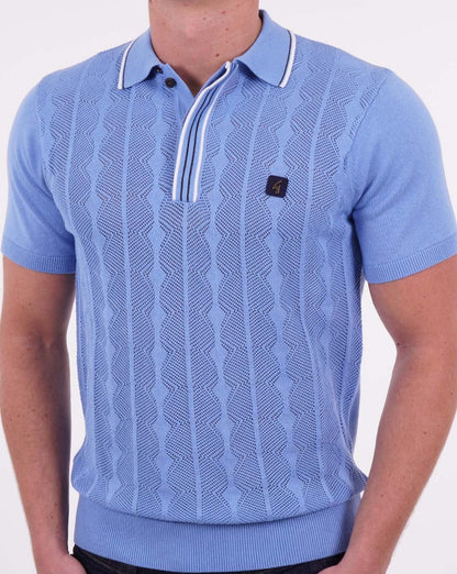Gabicci Vintage Pinori Strickpolo Marina Blue