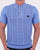 Gabicci Vintage Pinori Knit Polo Marina Blue