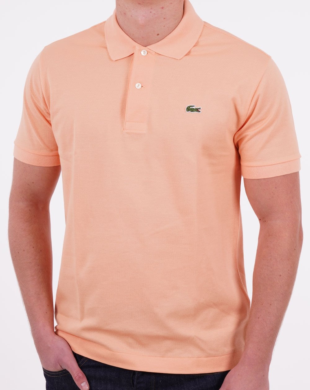 Lacoste Klassisches Poloshirt Pfirsich