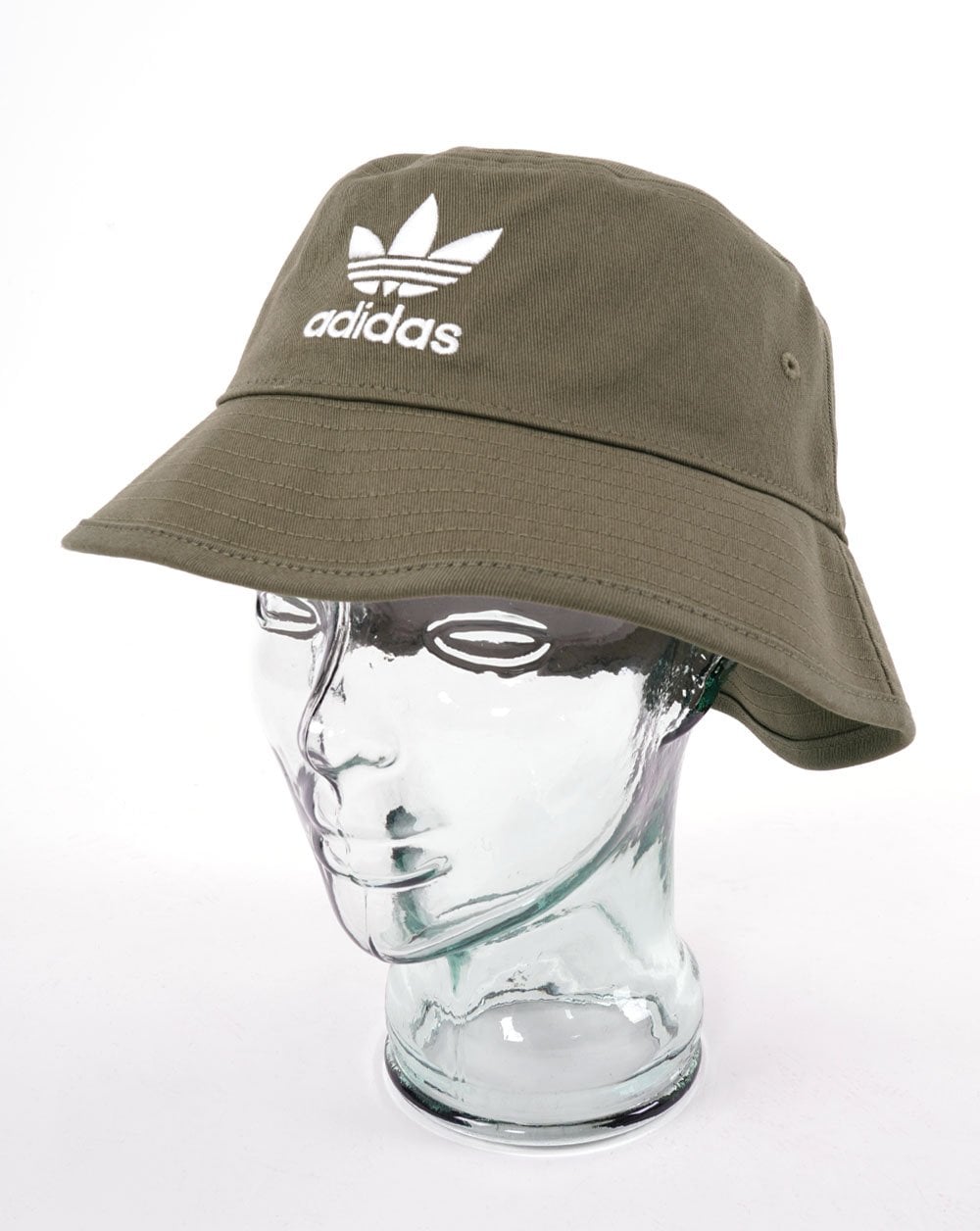 Adidas Originals Trefoil Bucket Hat Olivgrün