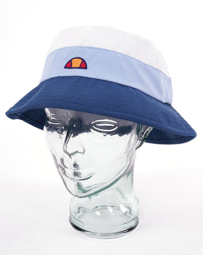 Ellesse Astoni Bucket Hat Marineblau/Himmelblau/Weiß