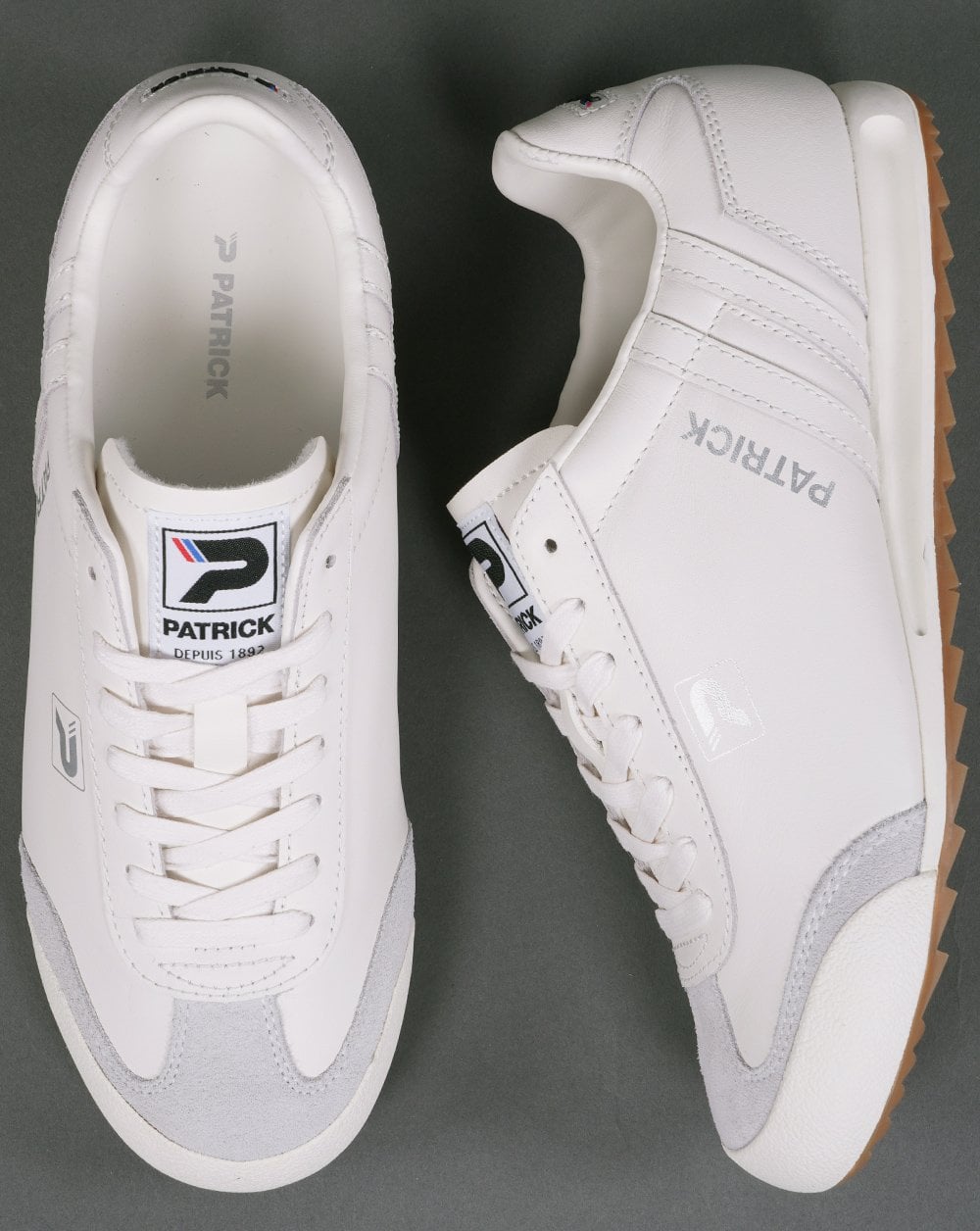 Patrick Original Sneaker Leder Triple White