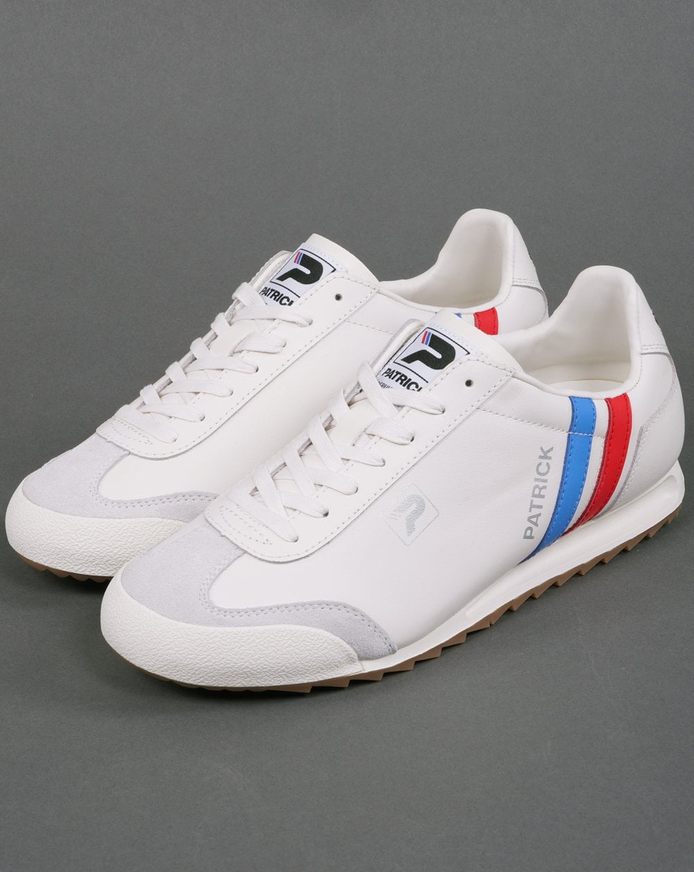 Patrick Original Sneakers Weiß Blau Rot