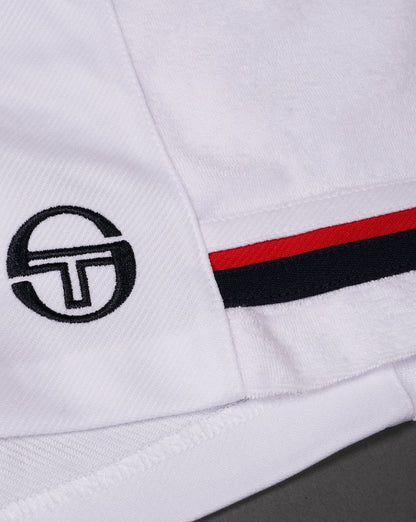 Sergio Tacchini Tennisshorts Weiß Rot Marine