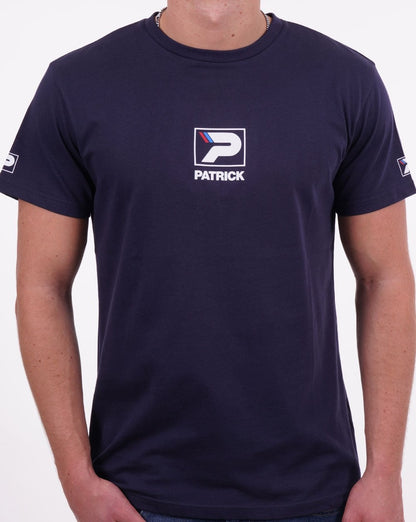 Patrick Logo T-Shirt Marineblau
