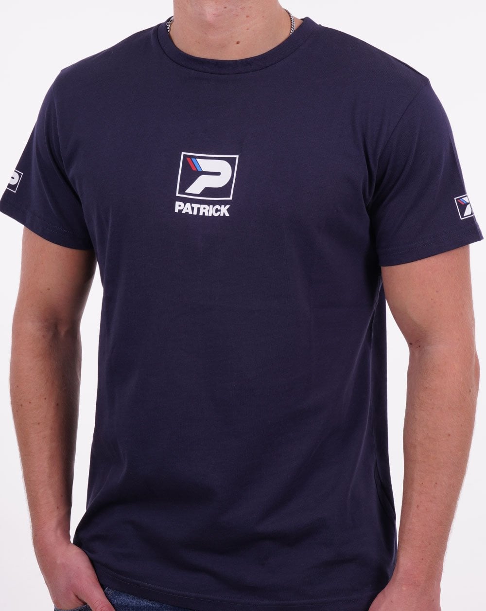 Patrick Logo T-Shirt Marineblau