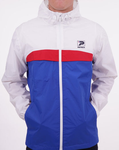 Patrick Classic Cagoule Weiß/Königsblau