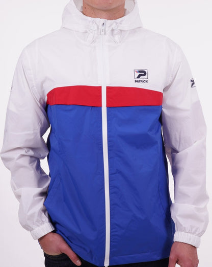 Patrick Classic Cagoule Weiß/Königsblau