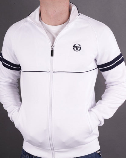Sergio Tacchini Star Trainingsjacke Weiß/Marineblau