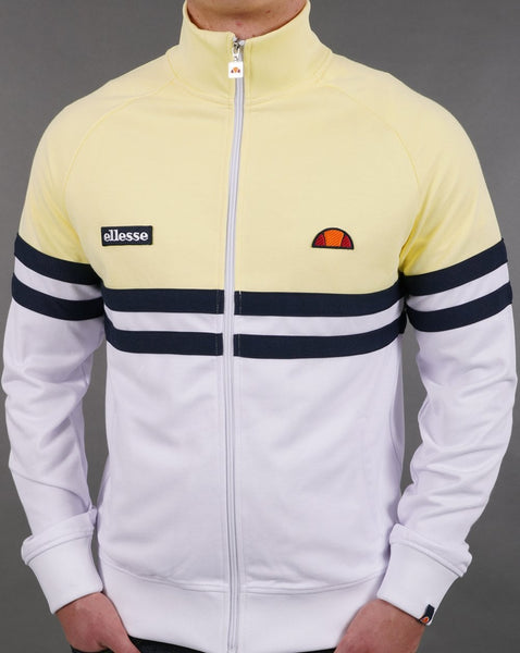 Ellesse Rimini Track Top White/Yellow