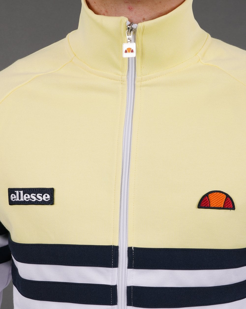 Ellesse Rimini Trainingsjacke Weiß/Gelb