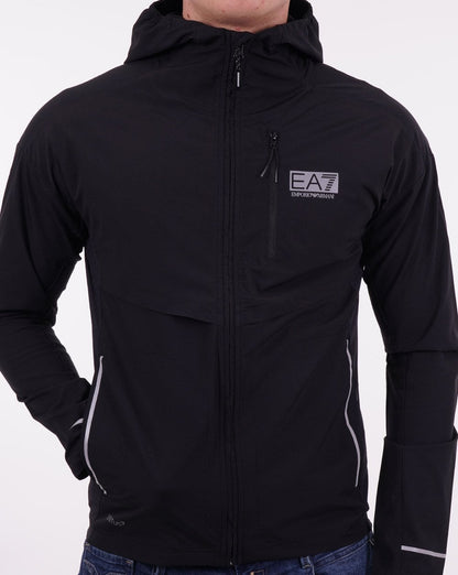 EA7 Dynamic Athlete Kapuzenpullover Schwarz