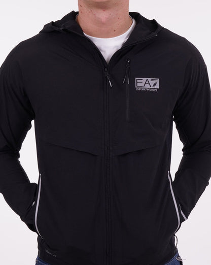 EA7 Dynamic Athlete Kapuzenpullover Schwarz