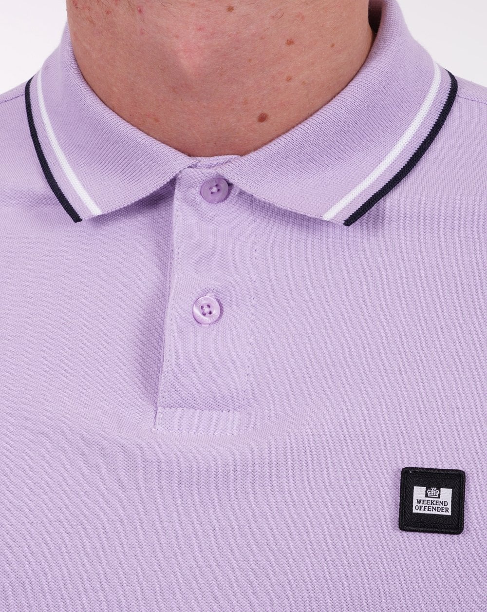 Weekend Offender Sterling Poloshirt Glyzinien