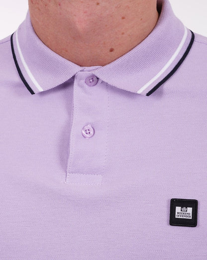 Weekend Offender Sterling Poloshirt Glyzinien
