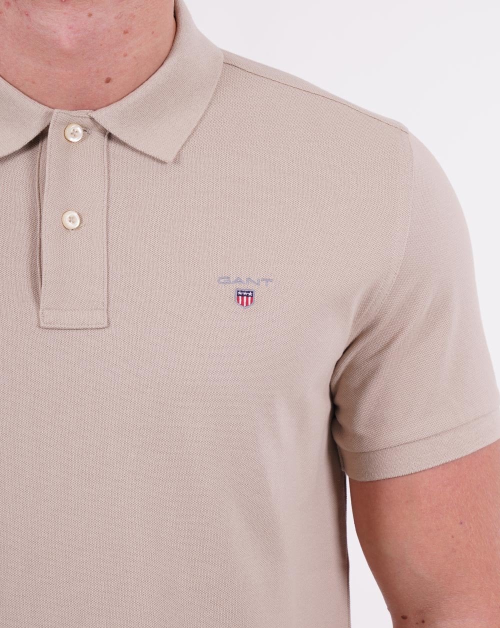 Gant Piqué Rugger Polo Beige