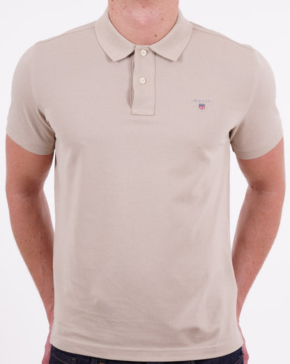 Gant Piqué Rugger Polo Beige