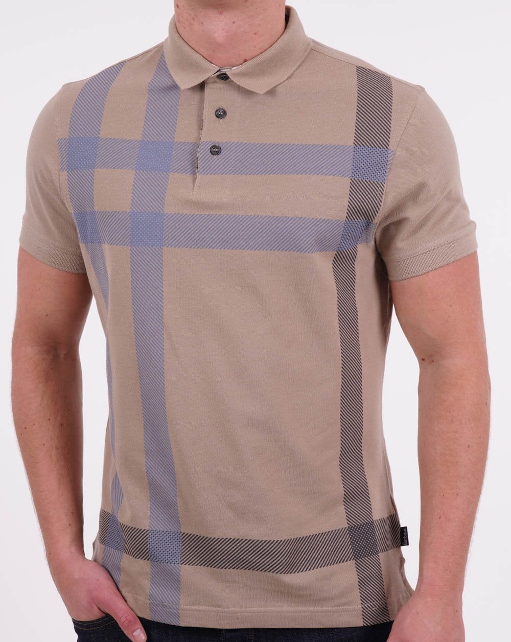 Barbour Blaine Poloshirt Washed Stone
