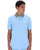 Sergio Tacchini Check Zip Polo Shirt Sky