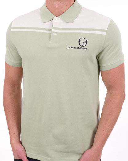Sergio Tacchini New Young Line Poloshirt Grün/Gardenia