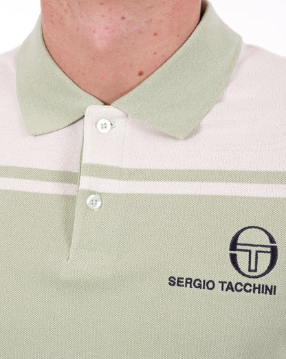 Sergio Tacchini New Young Line Poloshirt Grün/Gardenia