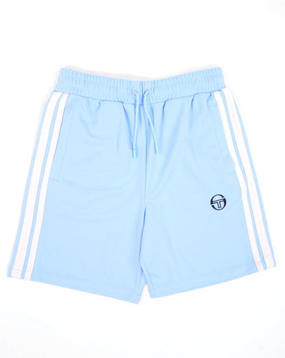 Sergio Tacchini – Gestreifte Freizeitshorts in Himmelsblau