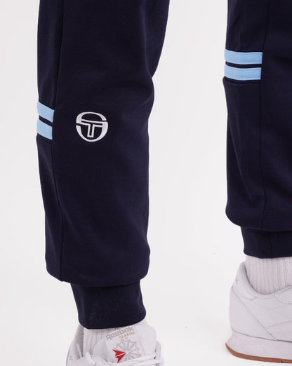 Sergio Tacchini Dallas Trainingshose mit Bündchen Marineblau/Himmelblau
