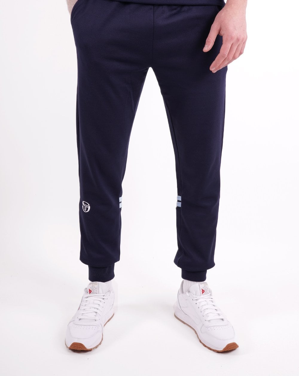 Sergio Tacchini Dallas Trainingshose mit Bündchen Marineblau/Himmelblau