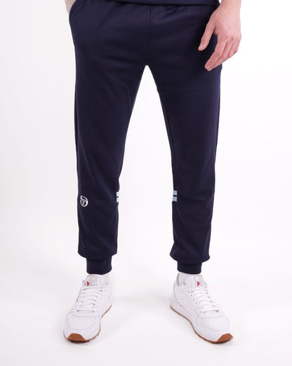 Sergio Tacchini Dallas Trainingshose mit Bündchen Marineblau/Himmelblau
