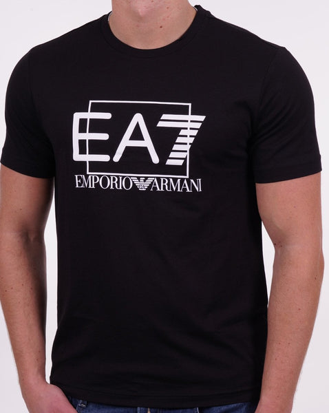 EA7 Visibility Pima Cotton T-shirt Black