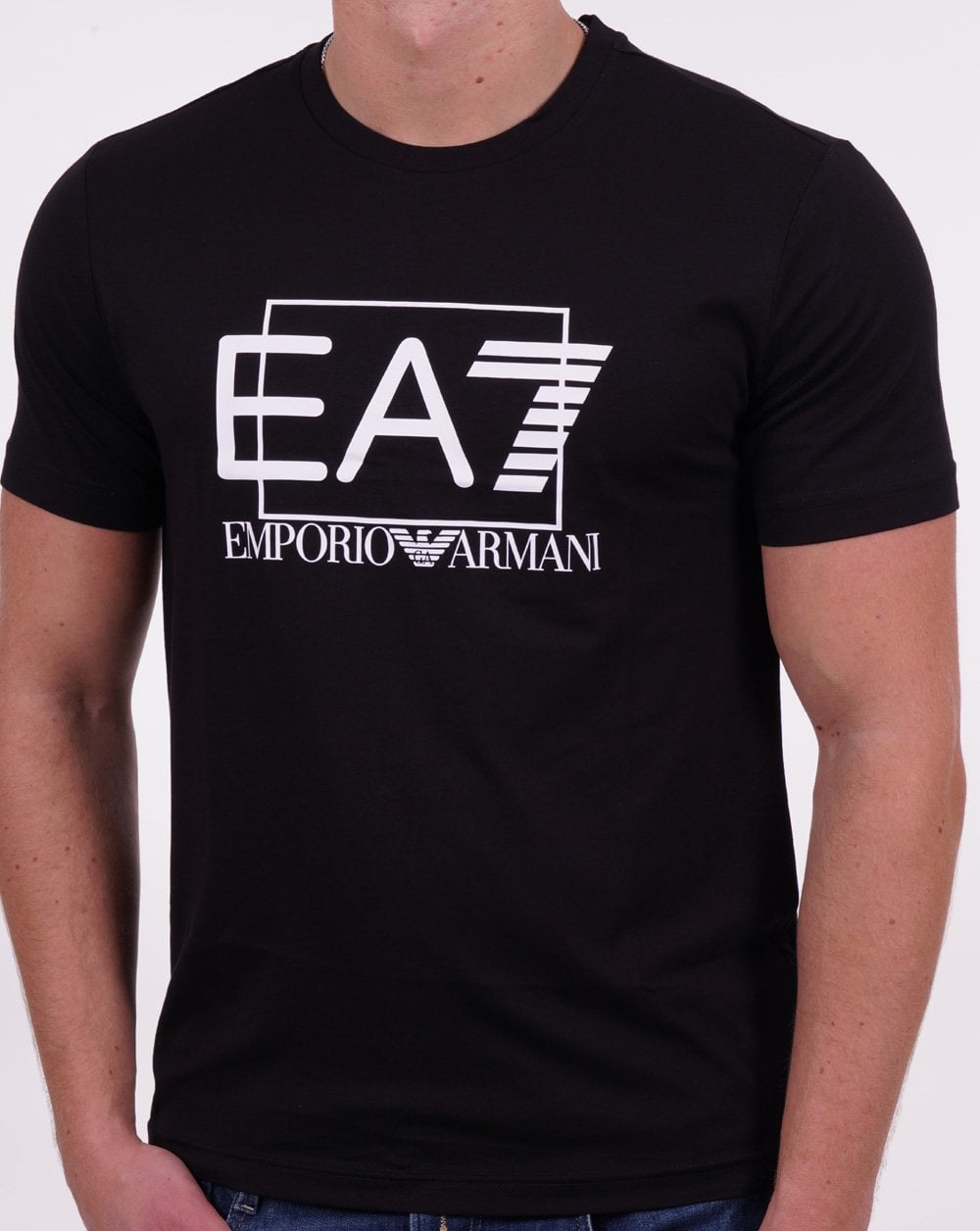 EA7 Visibility Pima Cotton T-shirt Black