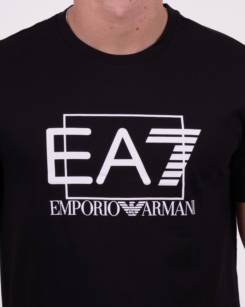 EA7 Visibility Pima Cotton T-shirt Black