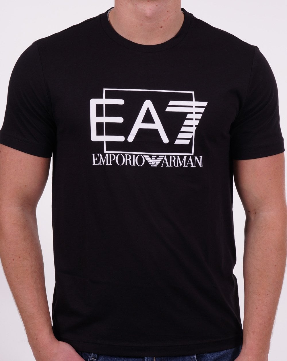 EA7 Visibility Pima Cotton T-shirt Black
