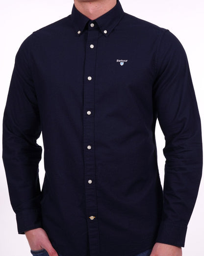Barbour Oxtown Langarmhemd Marineblau