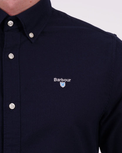 Barbour Oxtown Langarmhemd Marineblau