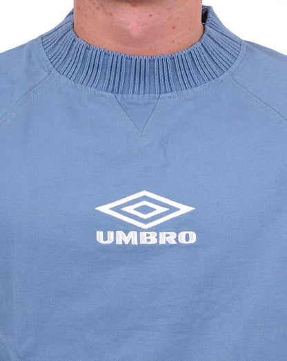 Umbro – Klassisches 90er-Drill-Sweatshirt, Himmelblau