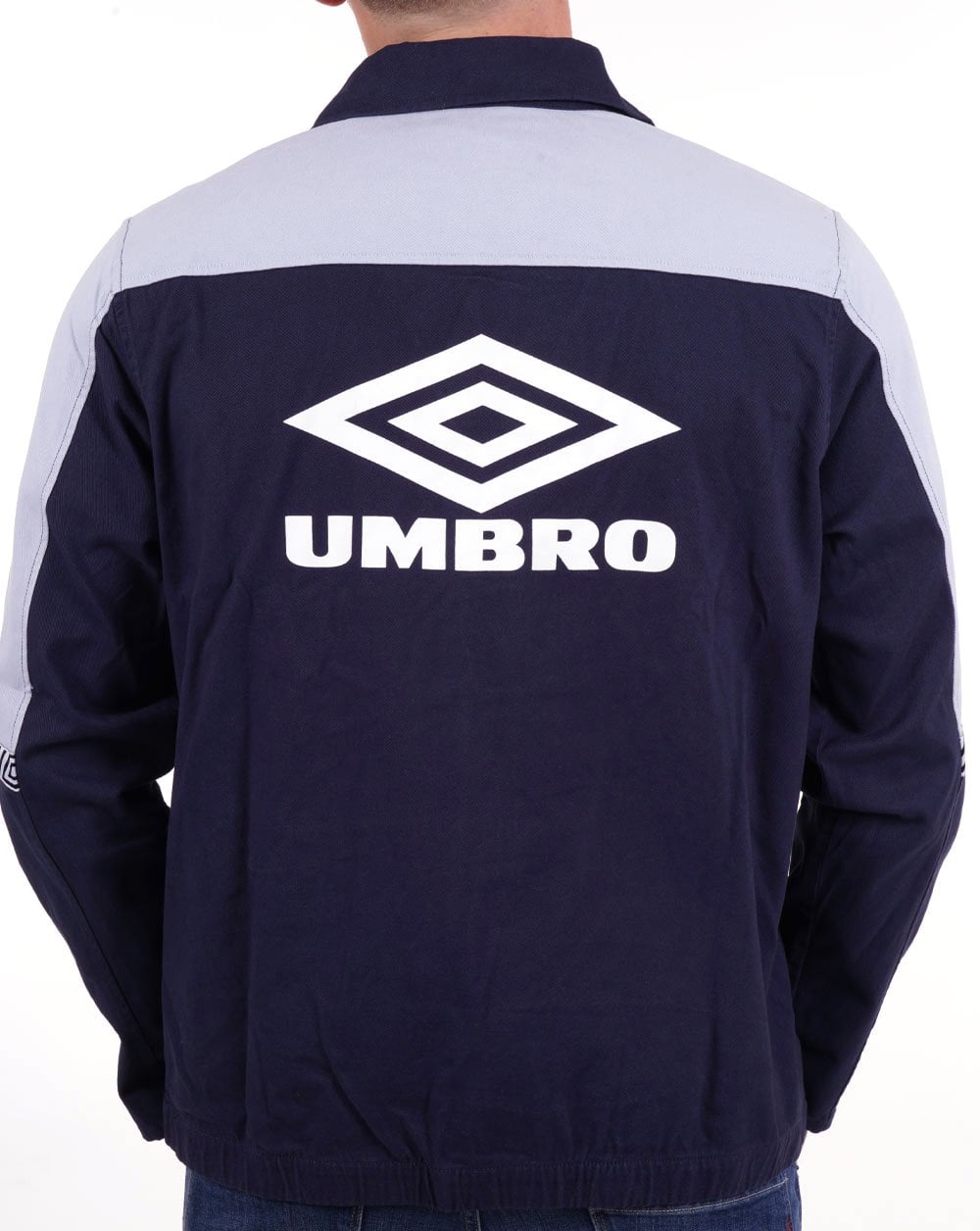 Umbro – Klassisches Drill-Trainingsoberteil im Stil der 90er, Dunkelmarineblau