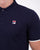 Fila Vintage Classic Polo Shirt Navy