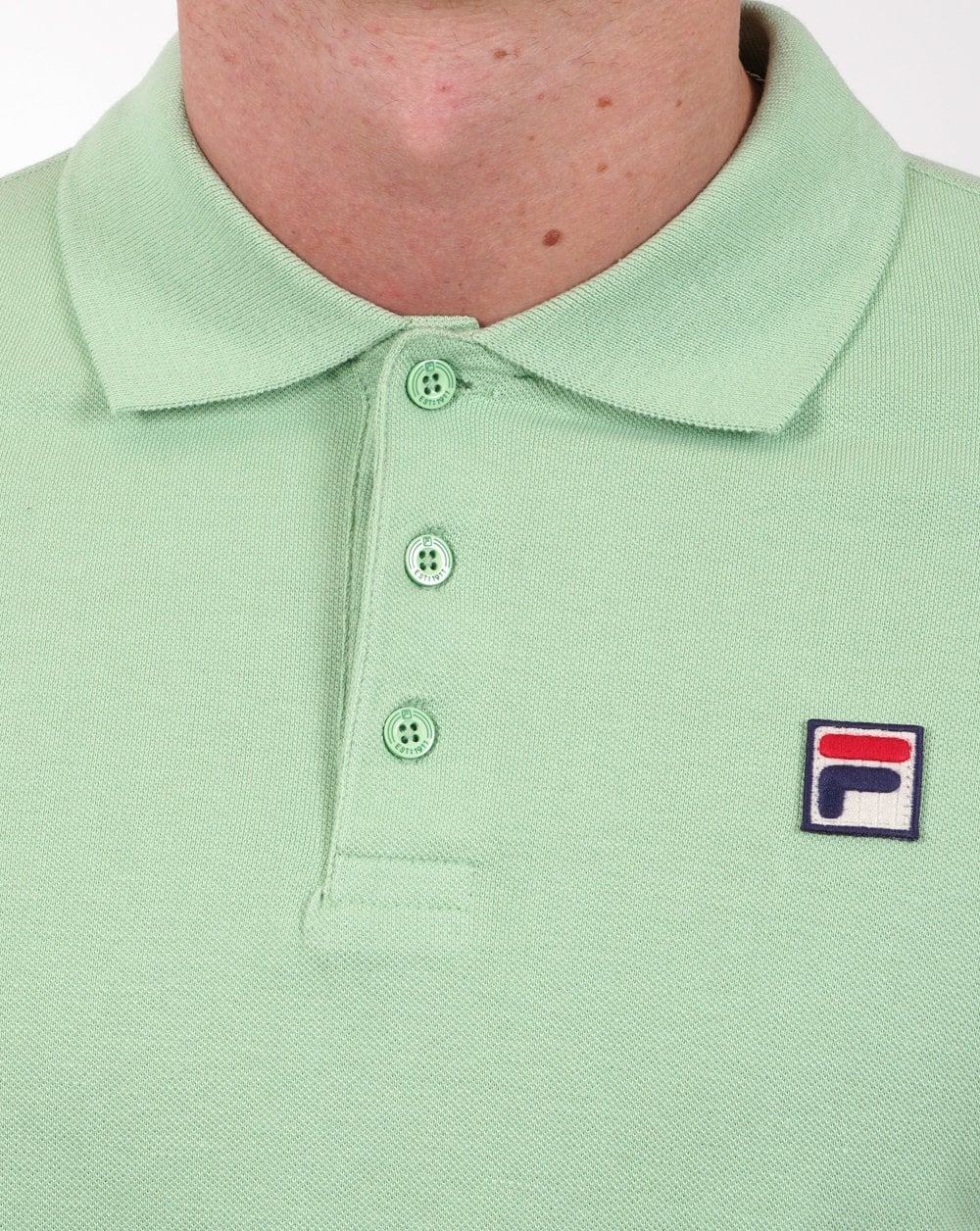 Fila Vintage Classic Poloshirt Grün