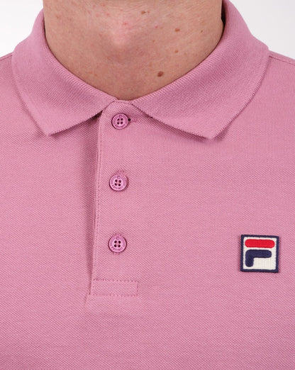 Fila Vintage Classic Poloshirt Foxglove Pink